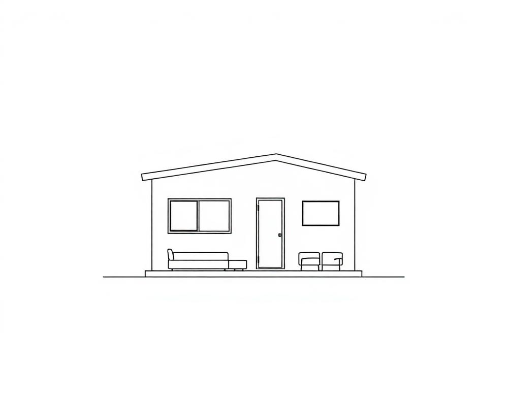 850 sqft 2 BHK vastu home plan